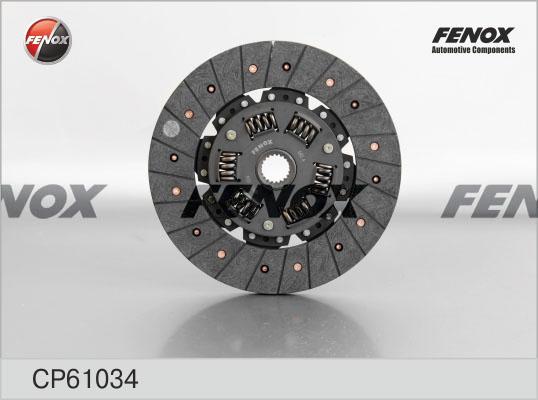 Fenox CP61034 - Диск сцепления, фрикцион autodnr.net
