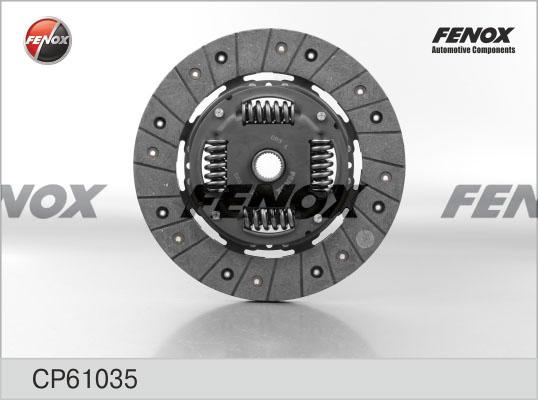 Fenox CP61035 - Диск сцепления, фрикцион autodnr.net