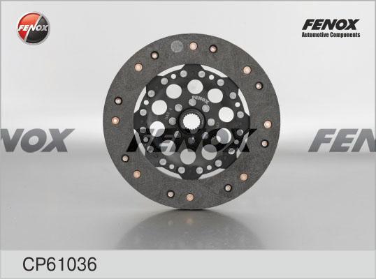 Fenox CP61036 - Диск зчеплення autocars.com.ua
