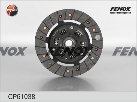 Fenox CP61038 - Диск зчеплення autocars.com.ua