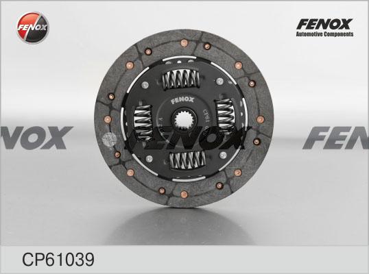 Fenox CP61039 - Диск зчеплення autocars.com.ua