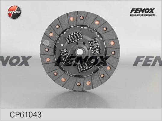 Fenox CP61043 - Диск сцепления, фрикцион avtokuzovplus.com.ua