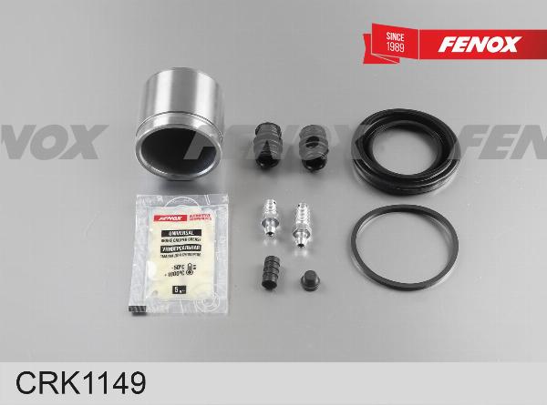 Fenox CRK1149 - Ремкомплект, гальмівний супорт autocars.com.ua