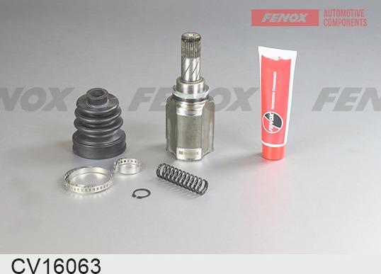 Fenox CV16063 - Шарнірний комплект, ШРУС, приводний вал autocars.com.ua