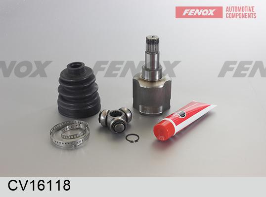 Fenox CV16118 - Шарнірний комплект, ШРУС, приводний вал autocars.com.ua