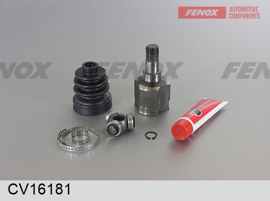 Fenox CV16181 - Шарнірний комплект, ШРУС, приводний вал autocars.com.ua