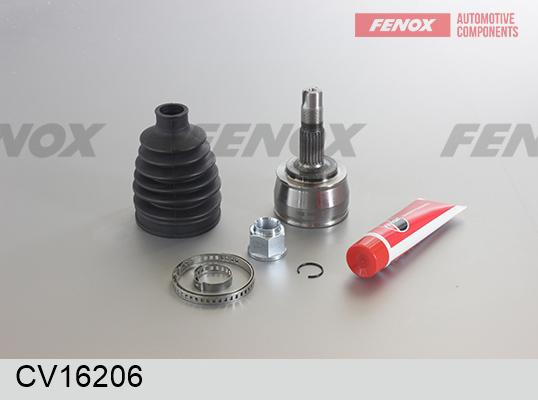 Fenox CV16206 - Шарнирный комплект, ШРУС, приводной вал avtokuzovplus.com.ua