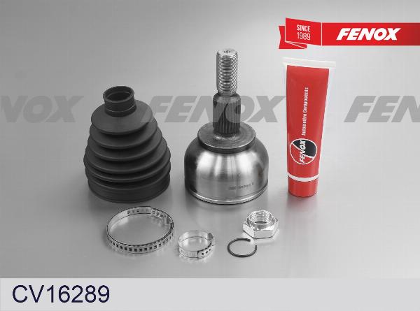 Fenox CV16289 - Шарнірний комплект, ШРУС, приводний вал autocars.com.ua