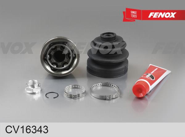 Fenox CV16343 - Шарнірний комплект, ШРУС, приводний вал autocars.com.ua