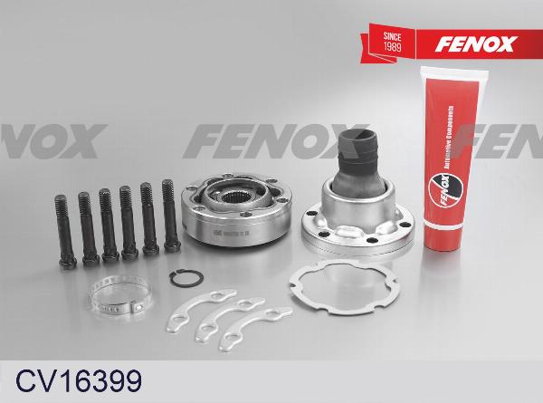 Fenox CV16399 - Шарнірний комплект, ШРУС, приводний вал autocars.com.ua