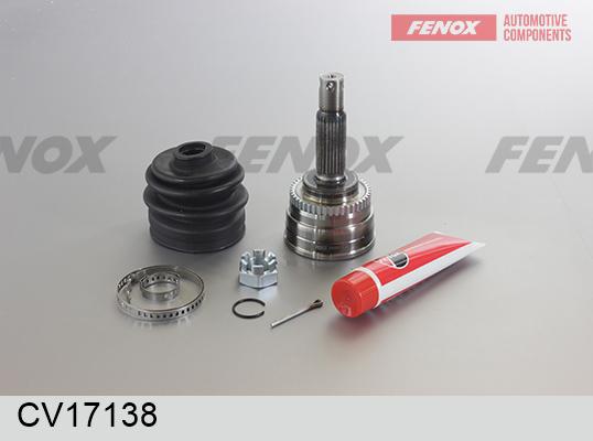 Fenox CV17138 - Шарнірний комплект, ШРУС, приводний вал autocars.com.ua