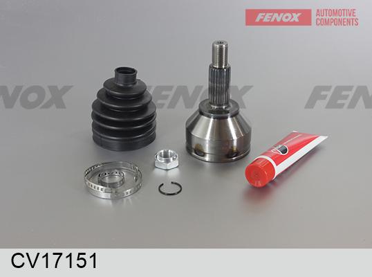 Fenox CV17151 - Шарнирный комплект, ШРУС, приводной вал avtokuzovplus.com.ua