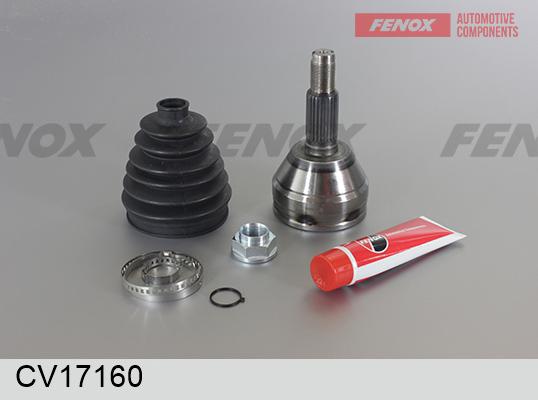 Fenox CV17160 - Шарнірний комплект, ШРУС, приводний вал autocars.com.ua