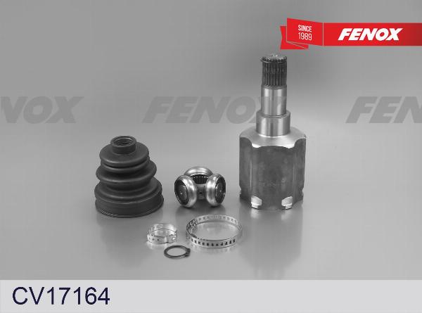 Fenox CV17164 - Шарнірний комплект, ШРУС, приводний вал autocars.com.ua