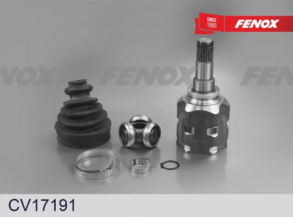 Fenox CV17191 - Шарнірний комплект, ШРУС, приводний вал autocars.com.ua