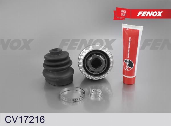 Fenox CV17216 - Шарнірний комплект, ШРУС, приводний вал autocars.com.ua