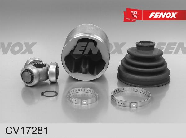 Fenox CV17281 - Шарнірний комплект, ШРУС, приводний вал autocars.com.ua