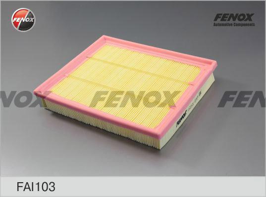 Fenox FAI103 - Повітряний фільтр autocars.com.ua