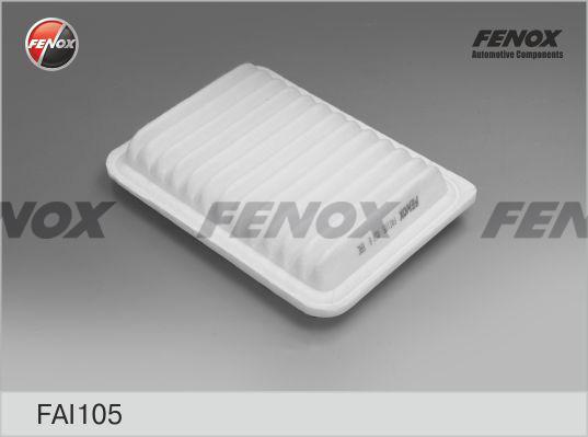 Fenox FAI105 - Повітряний фільтр autocars.com.ua