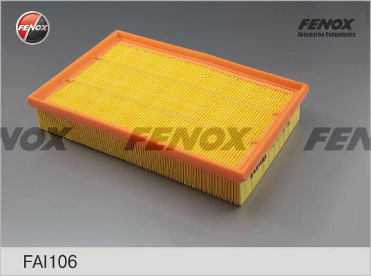 Fenox FAI106 - Повітряний фільтр autocars.com.ua