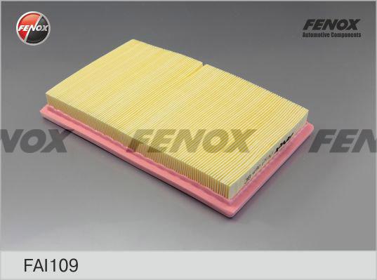 Fenox FAI109 - Повітряний фільтр autocars.com.ua