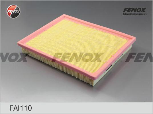 Fenox FAI110 - Повітряний фільтр autocars.com.ua