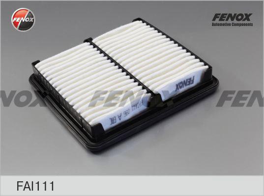 Fenox FAI111 - Повітряний фільтр autocars.com.ua