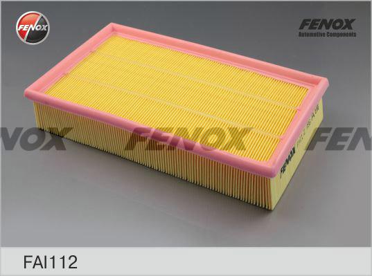 Fenox FAI112 - Повітряний фільтр autocars.com.ua