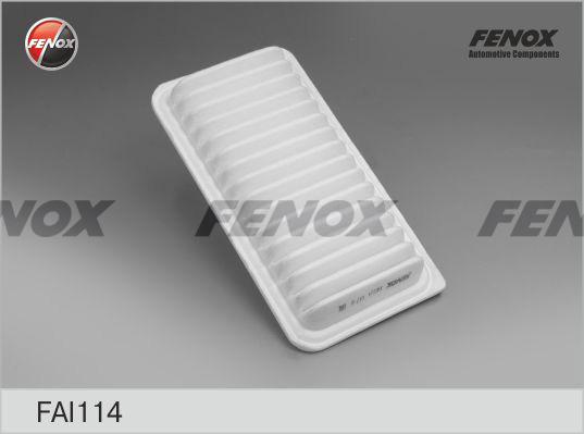 Fenox FAI114 - Повітряний фільтр autocars.com.ua
