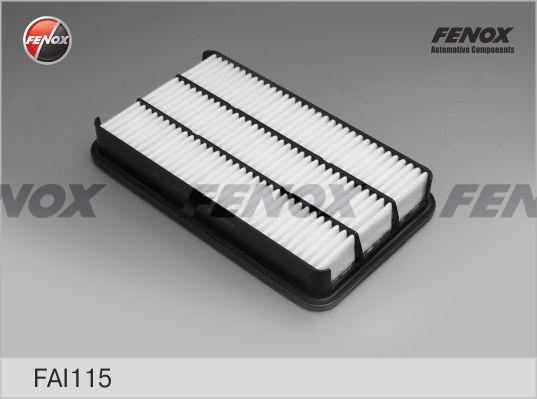Fenox FAI115 - Повітряний фільтр autocars.com.ua