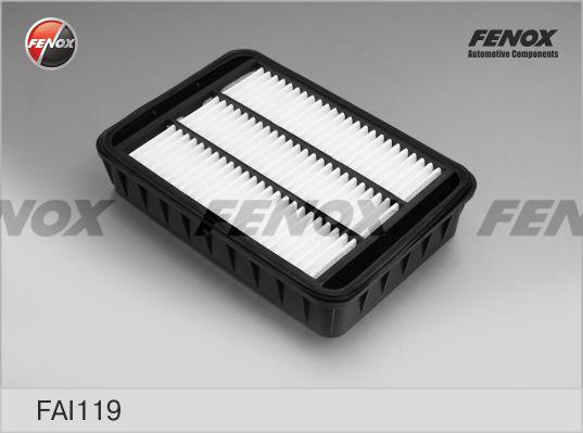 Fenox FAI119 - Повітряний фільтр autocars.com.ua