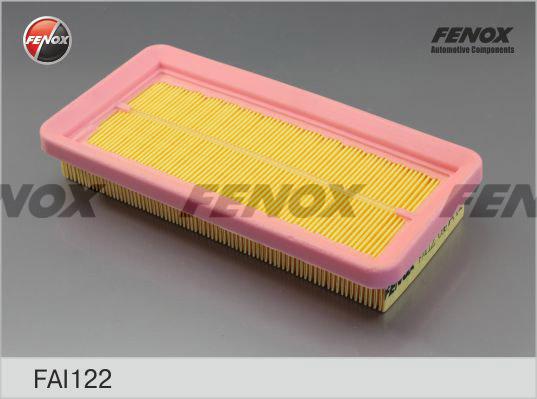 Fenox FAI122 - Повітряний фільтр autocars.com.ua