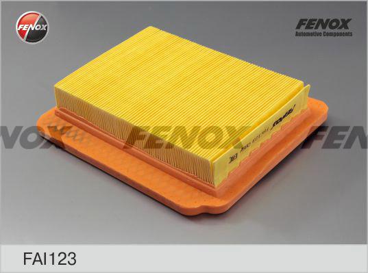 Fenox FAI123 - Повітряний фільтр autocars.com.ua