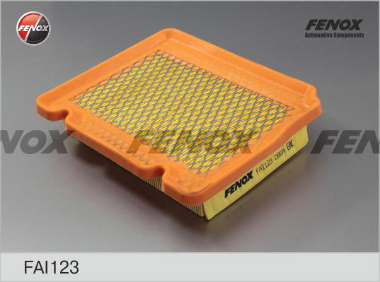 Fenox FAI123 - Повітряний фільтр autocars.com.ua