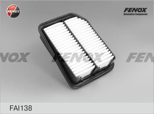 Fenox FAI138 - Повітряний фільтр autocars.com.ua