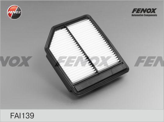 Fenox FAI139 - Повітряний фільтр autocars.com.ua