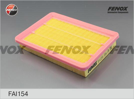 Fenox FAI154 - Повітряний фільтр autocars.com.ua