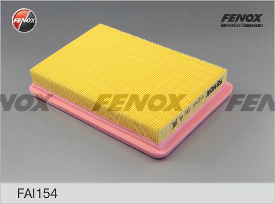 Fenox FAI154 - Повітряний фільтр autocars.com.ua