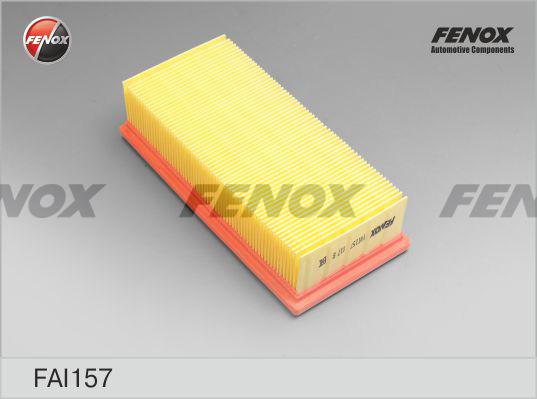 Fenox FAI157 - Повітряний фільтр autocars.com.ua