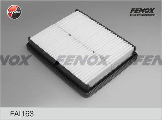 Fenox FAI163 - Повітряний фільтр autocars.com.ua