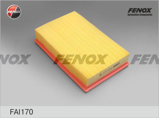 Fenox FAI170 - Повітряний фільтр autocars.com.ua