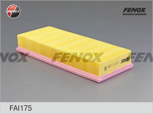 Fenox FAI175 - Повітряний фільтр autocars.com.ua