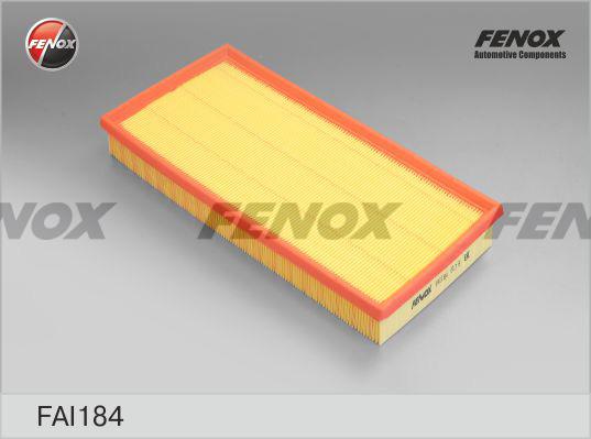 Fenox FAI184 - Повітряний фільтр autocars.com.ua