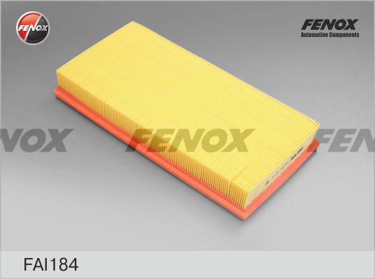 Fenox FAI184 - Повітряний фільтр autocars.com.ua