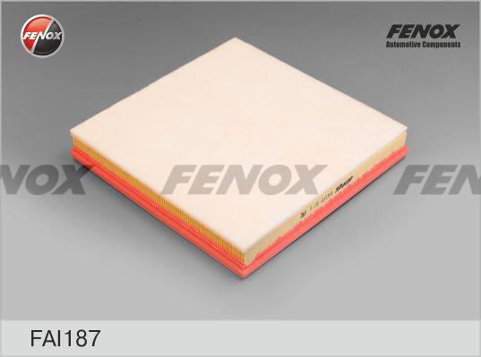 Fenox FAI187 - Повітряний фільтр autocars.com.ua