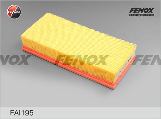 Fenox FAI195 - Повітряний фільтр autocars.com.ua