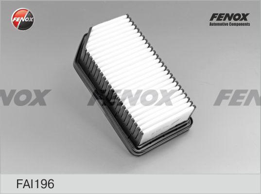 Fenox FAI196 - Повітряний фільтр autocars.com.ua