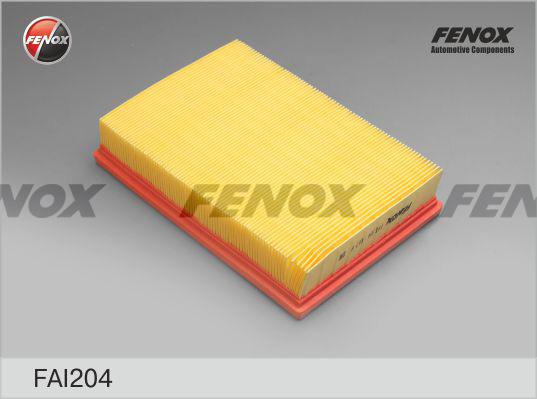 Fenox FAI204 - Повітряний фільтр autocars.com.ua