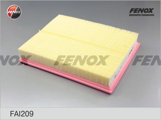 Fenox FAI209 - Повітряний фільтр autocars.com.ua