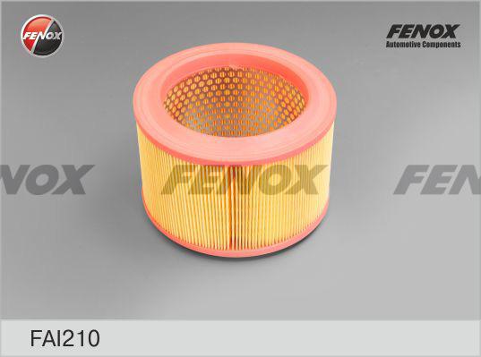 Fenox FAI210 - Повітряний фільтр autocars.com.ua